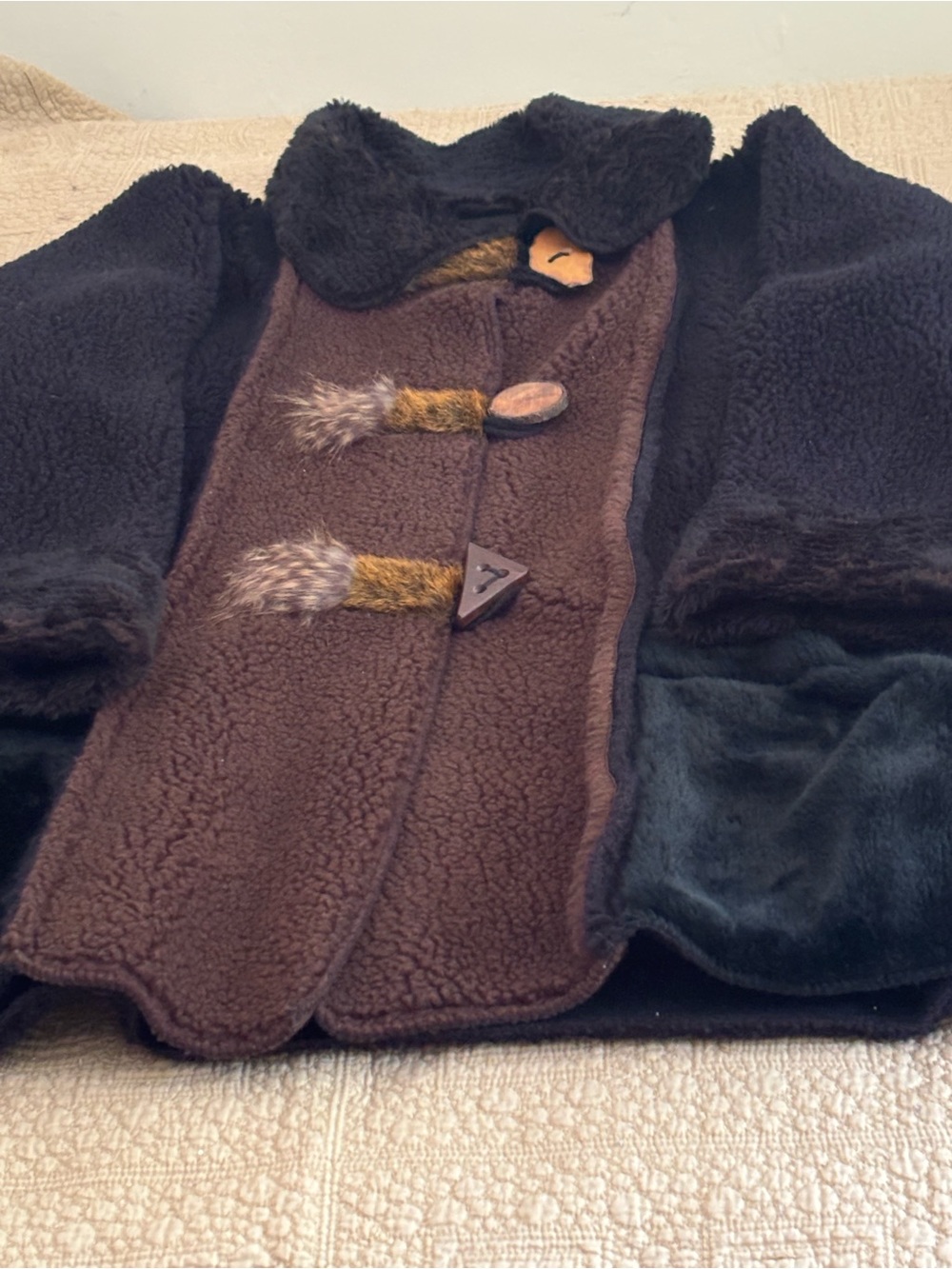 Women’s faux fur coat by Lee Anderson